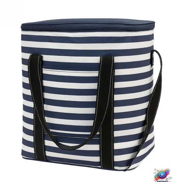 Geanta termoizolanta pentru alimente si bauturi,albastru, 37x24x32 cm,28 litri
