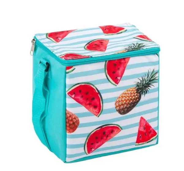 Geanta termoizolanta pentru alimente si bauturi,Watermelon, 6 litri, 19x15x20 cm