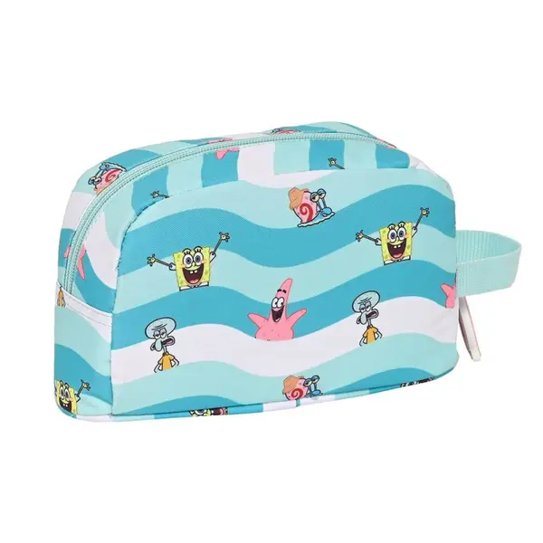 Geanta termos Safta mic dejun Sponge Bob Stay Positive