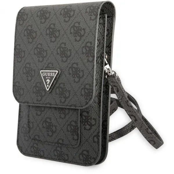 Geanta Universala pentru Telefon, Guess, 4G Triangle Logo, Neagra