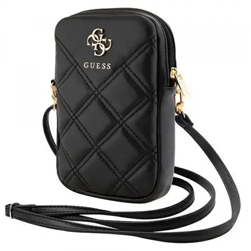 Geanta Universala pentru Telefon, Guess, Quilted 4G, Neagra