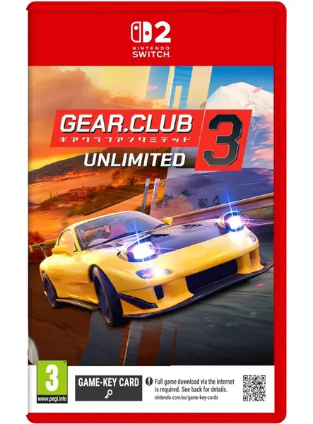 Gear Club 3 Unlimited (game Key Card) NSW2