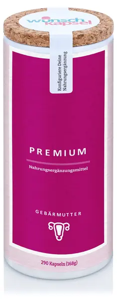 Gebärmutter Premium Formulă pentru femei, 290 capsule, Wunschkapsel