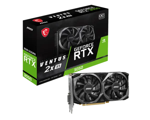 GeForce RTX 3050 VENTUS 2X XS 8GB OC GeForce RTX 3050 VENTUS 2X XS 8GB OC