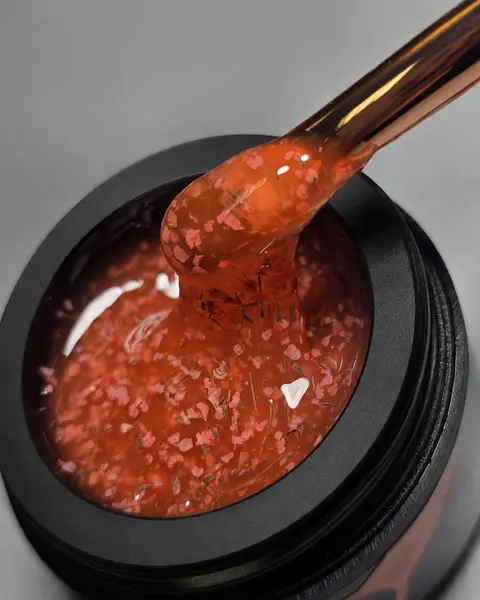Gel Autonivelant Everin Peach Nectar 15gr - Gel Piersică cu Petale