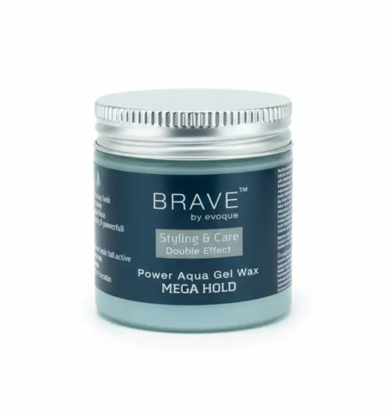 Gel Ceara de Par Profesional Brave by Evoque Mega Hold - Fixare Ultra-Puternica, 150ml