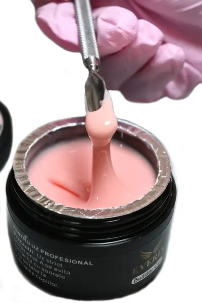 Gel Constructie Everin Blush Peach Cover 15g | Builder Gel Autonivelant UV LED