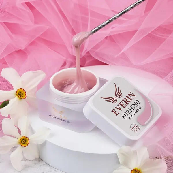Gel Constructie Everin Forming Nude Beige 05 15g | Gel Vascos Jelly Profesional pentru Unghii