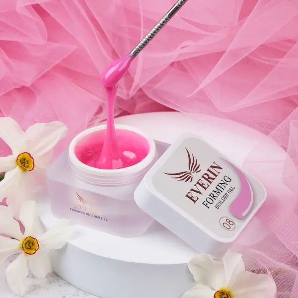 Gel Constructie Everin Forming Pink 08 50g | Gel Vascos Jelly Profesional Unghii