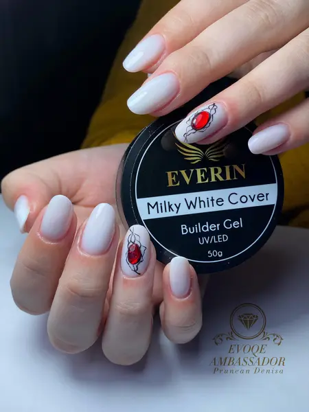 Gel constructie Everin Milky White 50gr