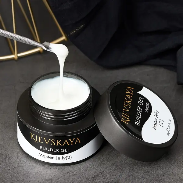 Gel Construcție Kievskaya Master Jelly 02 Milky White – 15gr | Alb Lăptos TPO FREE