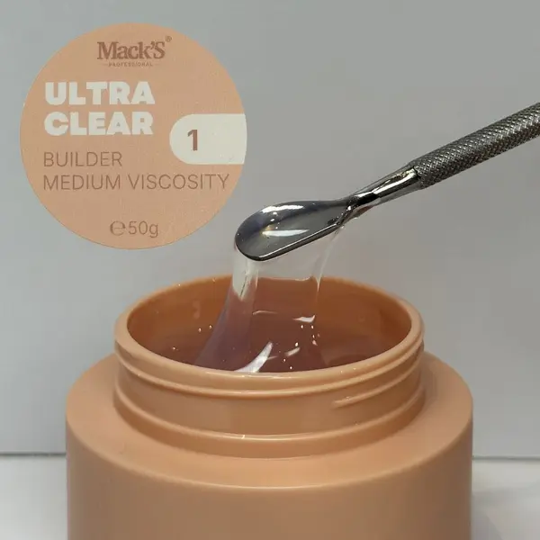 Gel Constructie Medium Ultra Clear 15gr Macks - DP15-MKS