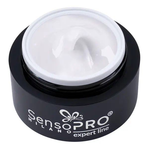 Gel Constructie Unghii Expert Line SensoPRO Milano - Milky White 15ml