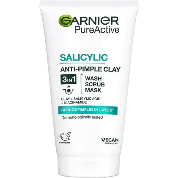 Gel de Curatare 3 in 1 Pure Active Garnier Skin Naturals 150 ml