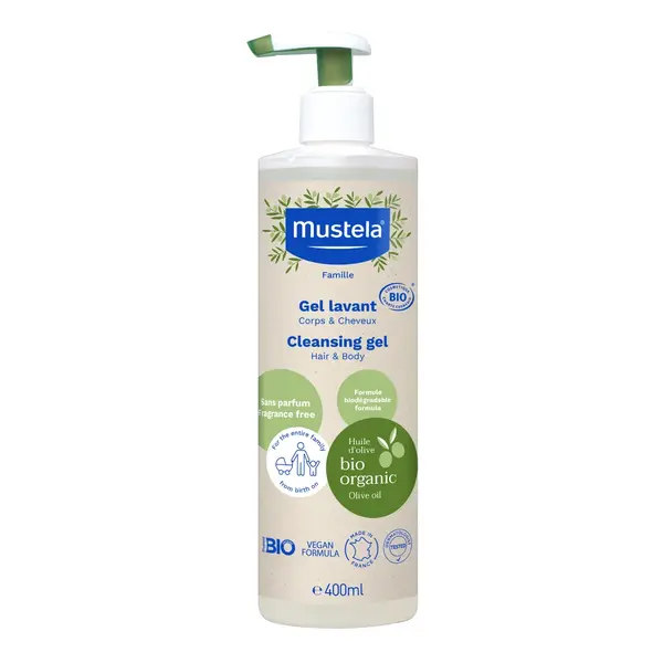 Gel de curatare Bio par si corp, 400 ml, Mustela