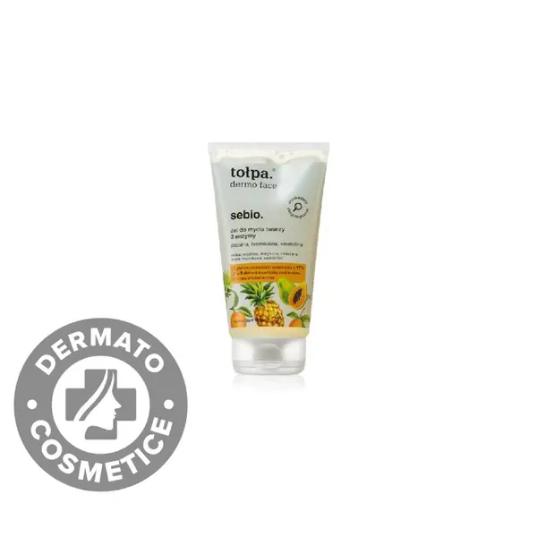 Gel de curatare cu papaina si bromelaina Dermo Face Enzyme, 150ml, Tolpa