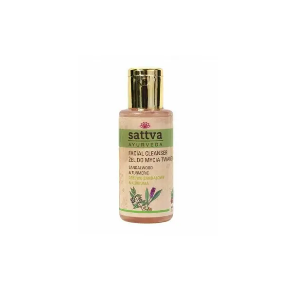 Gel de curatare fata cu Santal si Turmeric, 100ml, Sattva Ayurveda