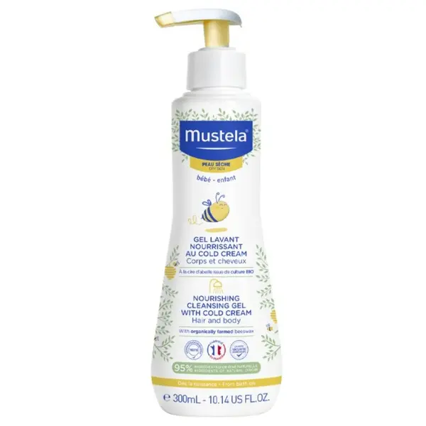 Gel de Curățare Nutritiv cu Cold Cream, 300 ml, Mustela