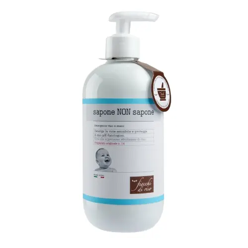 Gel de curatare pentru fata si maini 0 luni+, 400ml, Fiocchi di Riso