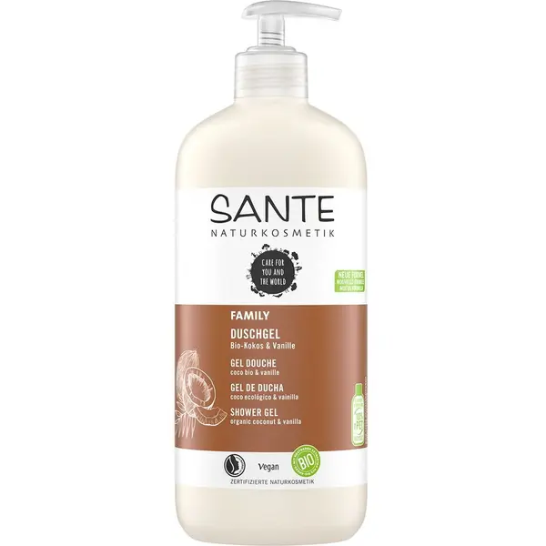 Gel de Dus Bio cu Cocos si Vanilie 500ml