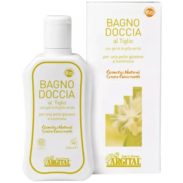 Gel de Dus Bio cu Flori de tei, 250ml Argital