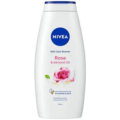 Gel de dus Care & Roses, 750ml, Nivea