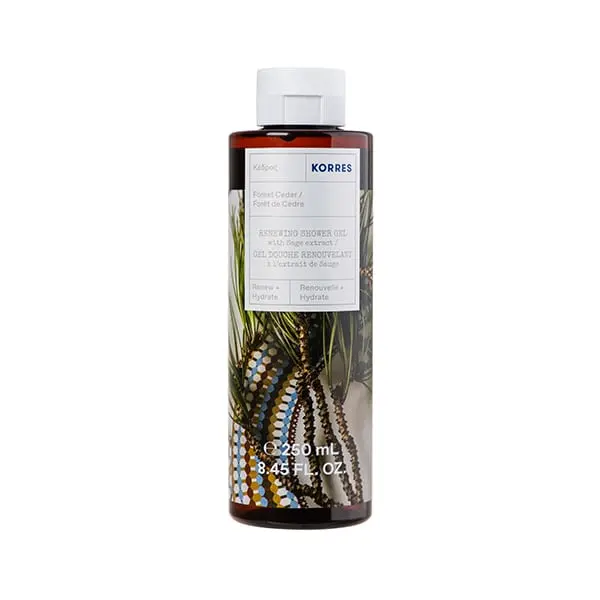 Gel de dus Cedar Pure Greek Olive, 250ml, Korres