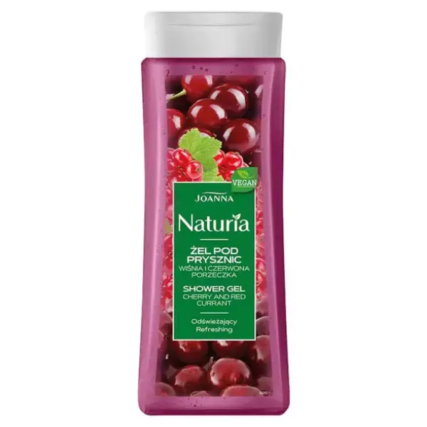 Gel de dus Cirese si Coacaze Naturia, Joanna | 300 ml