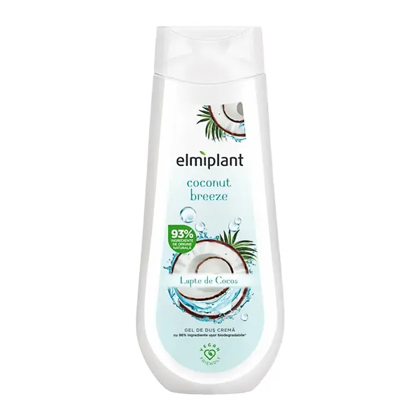 Gel de Dus Crema Elmiplant Coconut Breeze, 400 ml