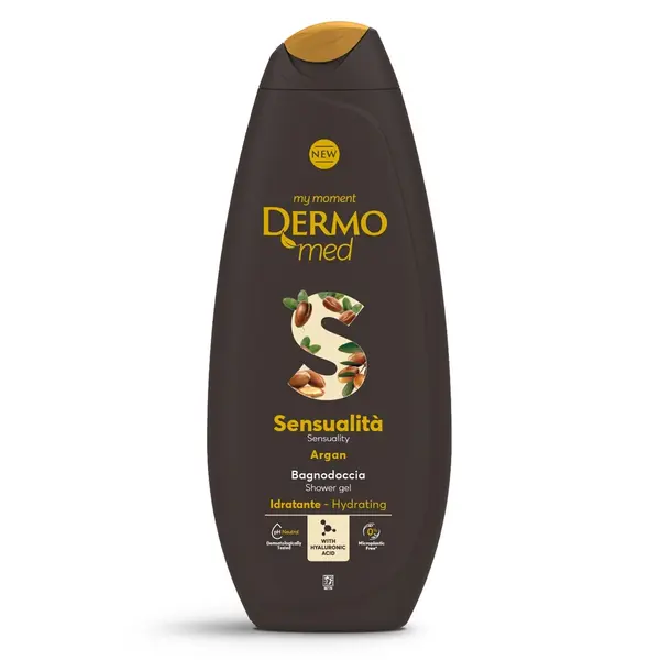 Gel de dus cu argan Sensualita, 750ml, Dermomed