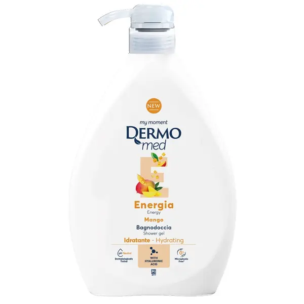 Gel de dus cu aroma de mango Energia, 1000ml, Dermomed