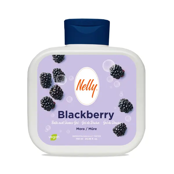 Gel de dus cu aroma de mure, 750ml, Nelly