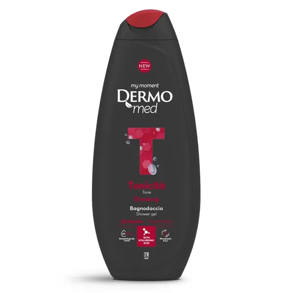 Gel de dus cu ginseng Tonicita, 750ml, Dermomed