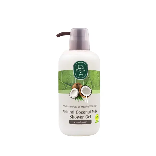Gel de dus cu lapte natural din nuca de Cocos, 600 ml, Eyup