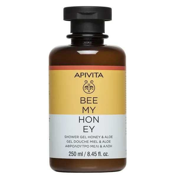 Gel de dus cu miere si aloe Bee My Honey, Apivita | 250 ml
