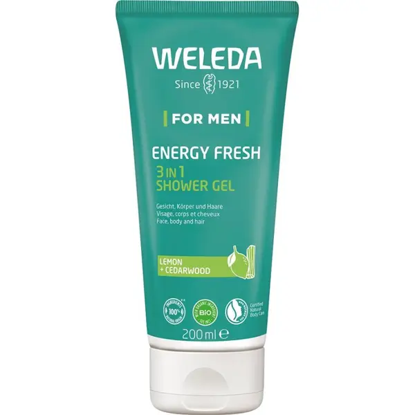 Gel de dus Energy 3 in 1 pentru barbati - 200 ml