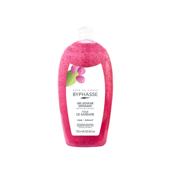 Gel de dus exfoliant cu Cactus, 750ml, Byphasse