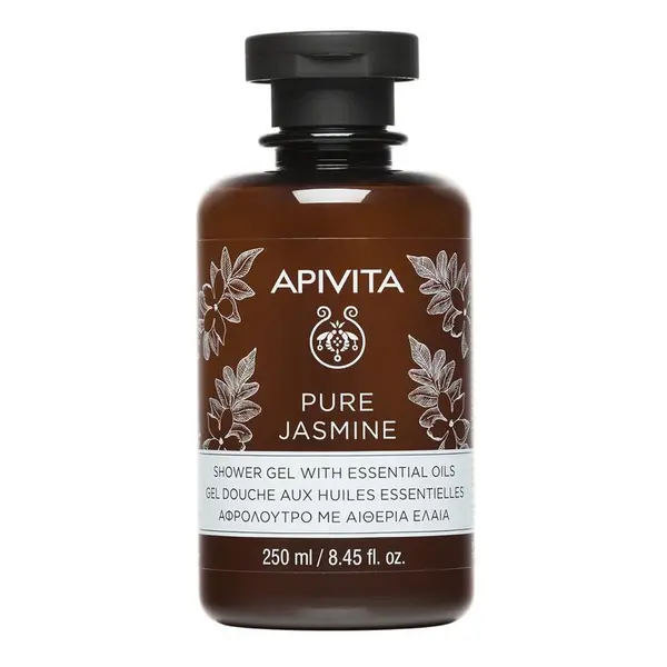 Gel de dus hidratant cu iasomie Pure Jasmine, Apivita | 250 ml