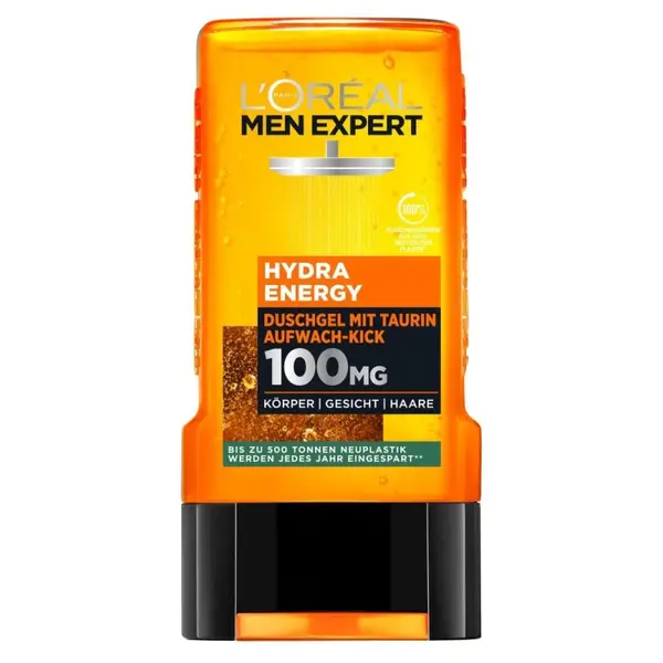 Gel de Dus , L'Oreal, Men Expert, Hydra Energy, pentru Curatarea Corpului, 250ml