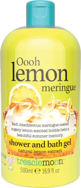 Gel de dus Oooh Lemon Meringue, 500ml, Treaclemoon