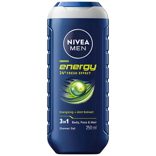 Gel de dus pentru barbati Energy Men, 250ml, Nivea