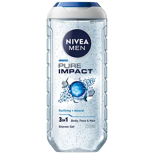 Gel de dus Pure Impact Men, 250ml, Nivea