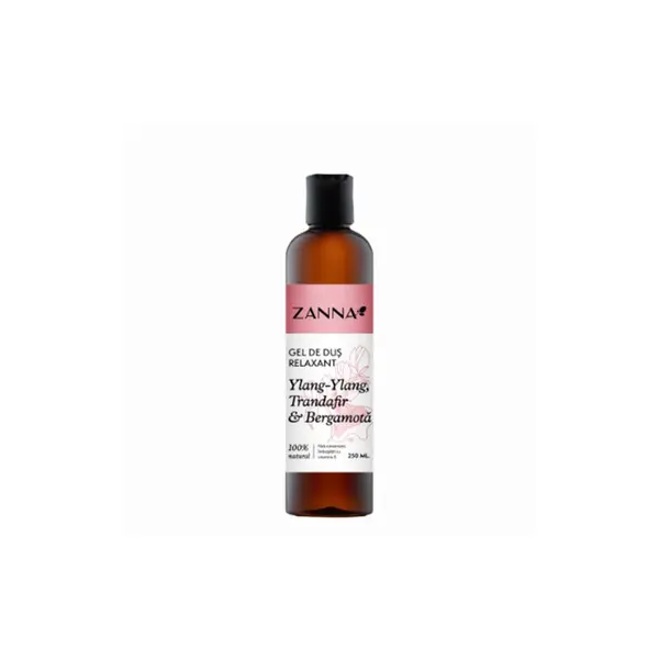 Gel de dus relaxant cu ylang-ylang si bergamota, 250ml, Zanna
