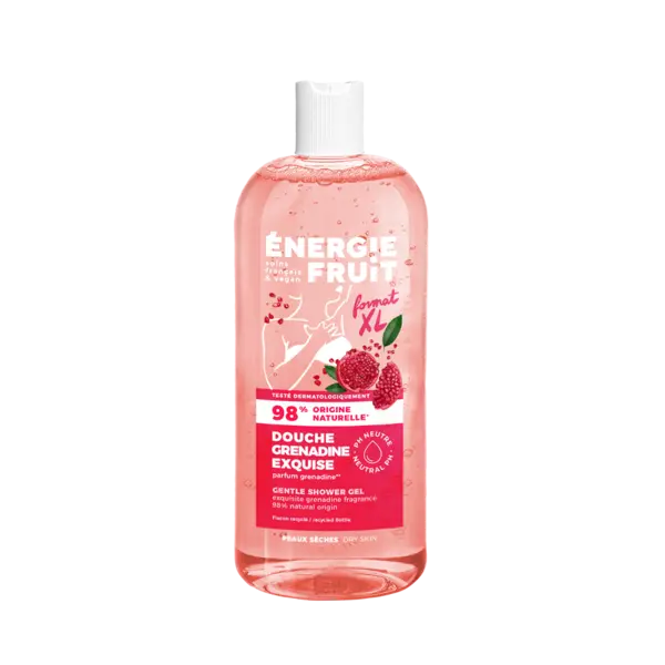 Gel de dus revitalizant cu Grenadina, 500ml, Energie Fruit