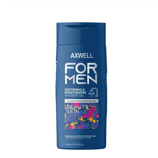 Gel de duș revolutionar, curățare și hidratare profundă, for MEN, Axwell by Verilaria, 300ml