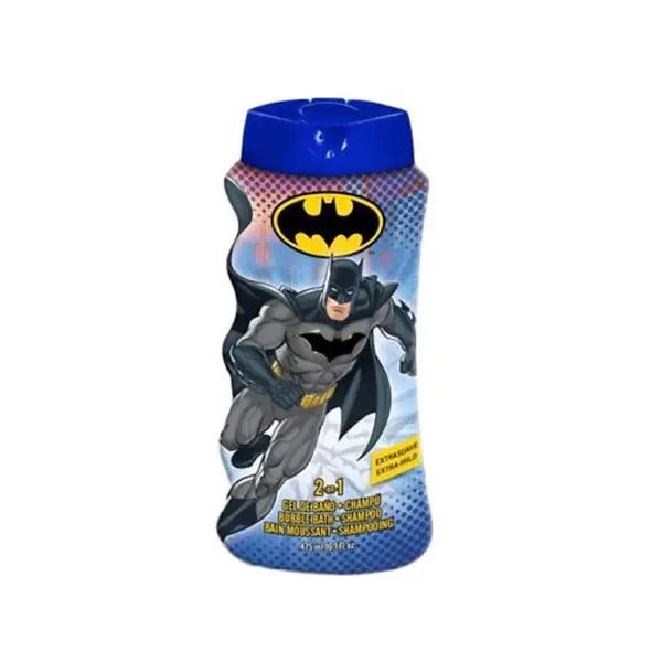 Gel de Dus si Sampon 2-in-1 pentru Copii, Lorenay, Batman, Hipoalergenic, Aroma Fructe, 475ml