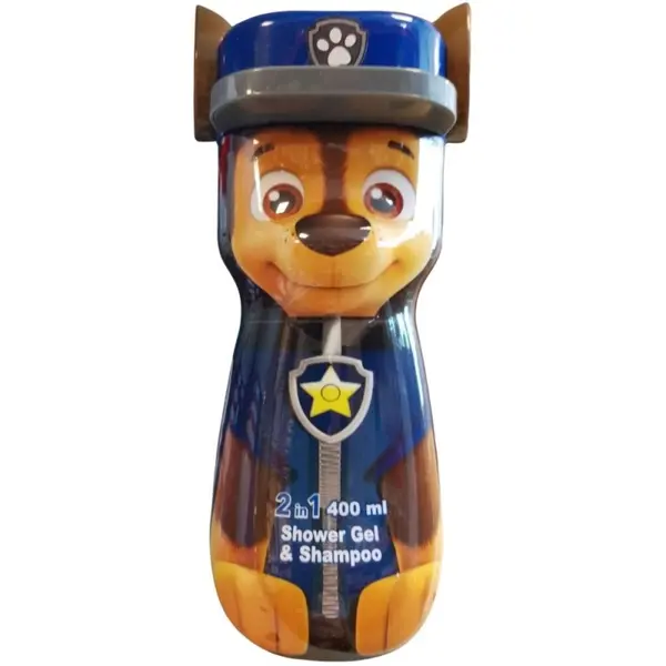 Gel de Dus si Sampon, Air Val, Chase, Figurina 2D, 400 ml