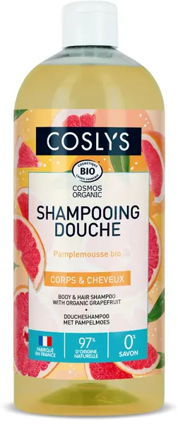 Gel de dus si sampon bio cu Grapefruit, 1000ml, Coslys