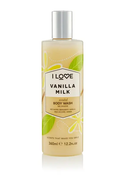 Gel de dus Vanilla Milk Signature, 360ml, I Love Cosmetics
