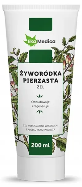 Gel de masaj cu extract de kalanchoe și aloe vera, 200 ml, EkaMedica